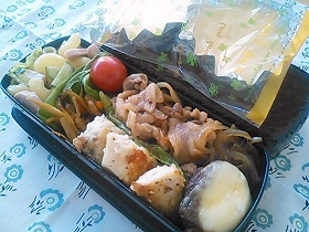 5月7日豚のスタミナ炒め弁当