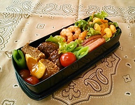 5月13日玉子ハンバーグ弁当