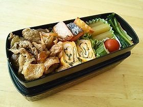 5月14日焼き鮭弁当