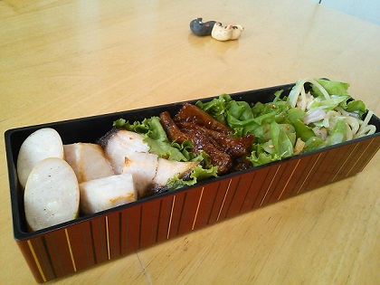 6月20日レーバーのマリアナソース弁当