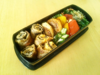 7月1日(月)豚ロースのチーズ巻き弁当