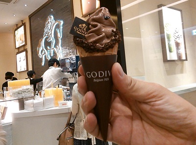 ゴディバソフトクリーム