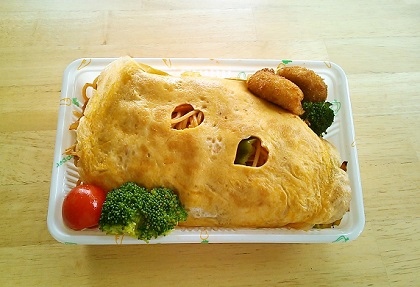 7月17日オムナポリタン弁当