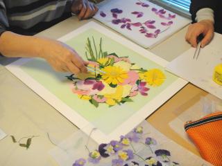 2012.2押し花レッスン