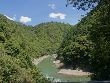 川が見えた