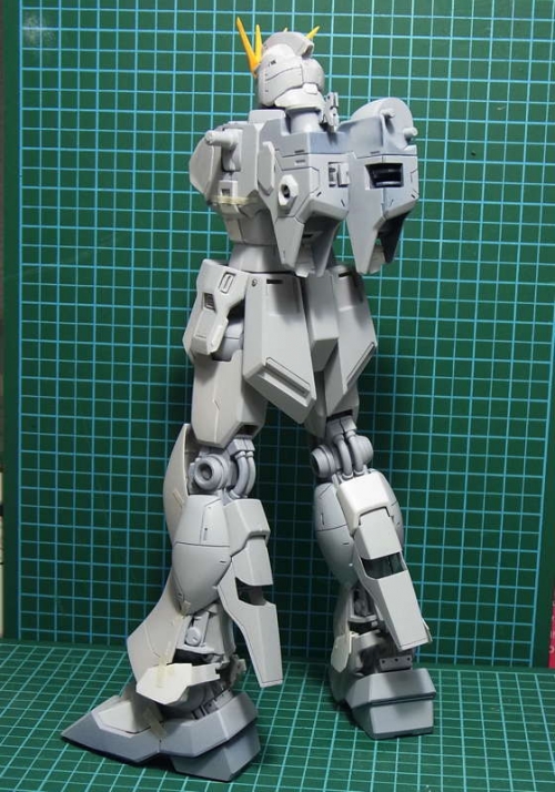 仮組・左後方