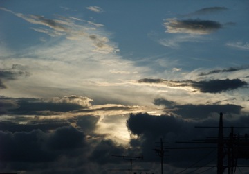 夕方の景色