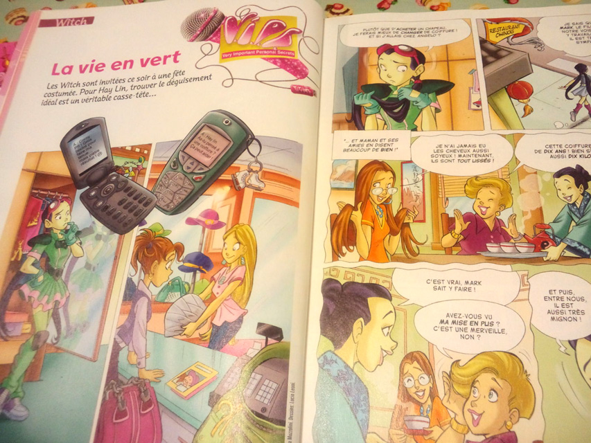 フランスの少女漫画雑誌 Readme Girls の日記 雑記