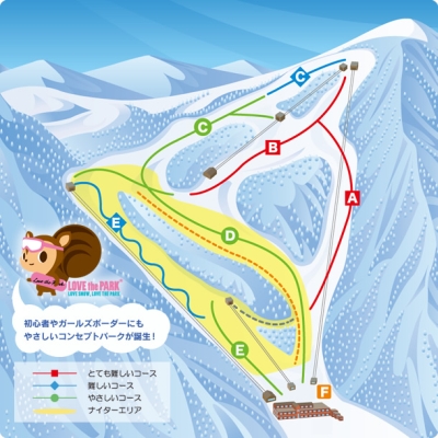 ノルン水上 ゲレンデマップ