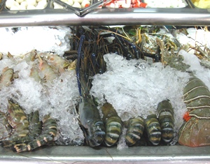 量り売りの海老類