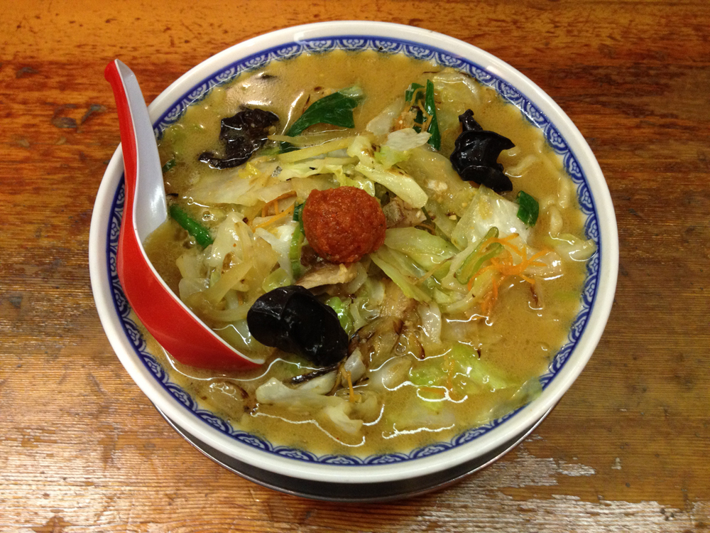 赤湯ラーメン 龍上海 新横浜ラーメン博物館 -- からみそ中華(冬季限定)