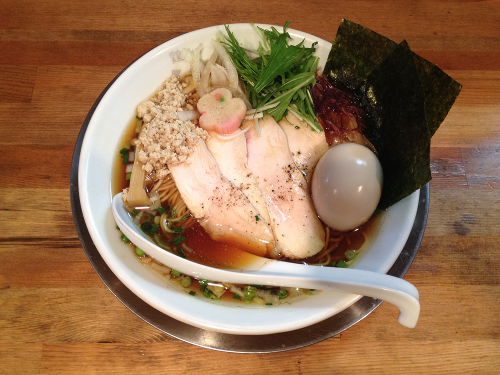 鶏そば ムタヒロ 2号 -- ブシシさんま特製そば(醤油味)~秋刀魚の旨み GEKI !! 注入~(12月限定)