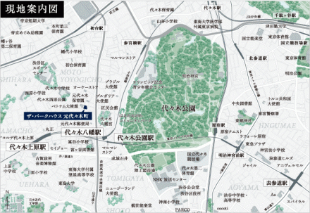 ザ・パークハウス元代々木-map1