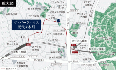 ザ・パークハウス元代々木-map2