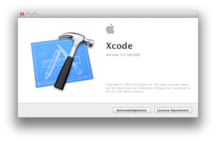 Xcode 4.3