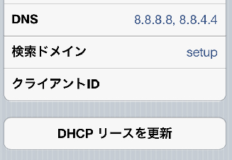 DNS設定