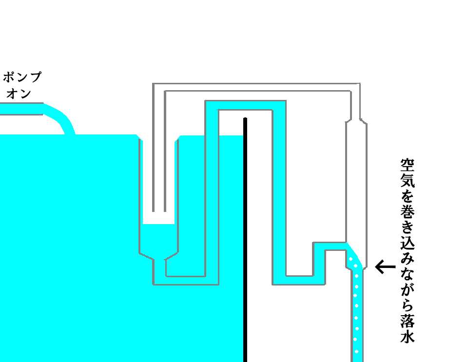 ダブルサイフォン式オーバーフローって何？ | 海水水槽のある部屋