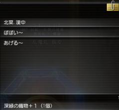20120406北菜さんより深緑の織物+1 1個