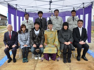向島町H様邸地鎮祭