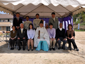 平原二丁目M様邸地鎮祭