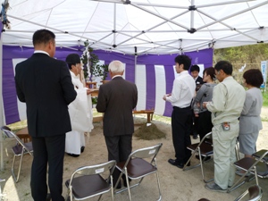 平原二丁目N様邸地鎮祭