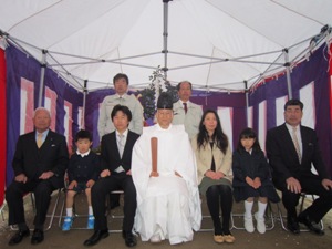 THE わたしのお家 地鎮祭