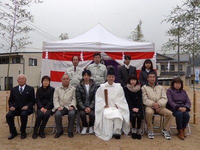 長江三丁目K様邸地鎮祭