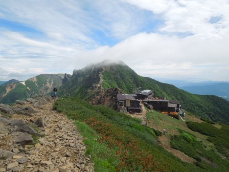 赤岳展望荘へ