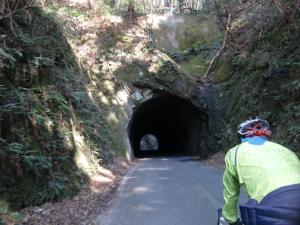 手彫りの隧道