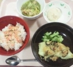 たらのクリームソース定食