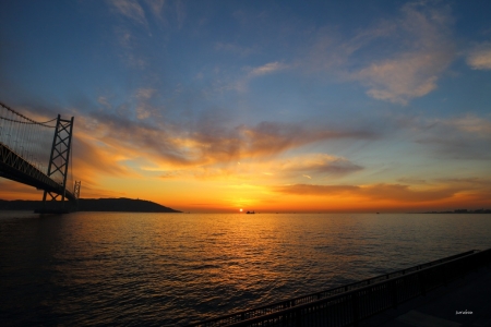夕日