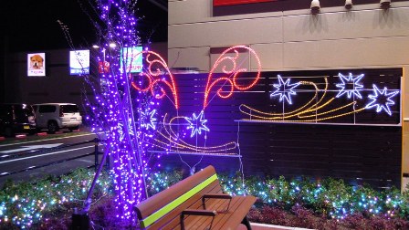 夜のイルミネーション! ((( 8-(* ̄∇ ̄)ノ”やぁ~