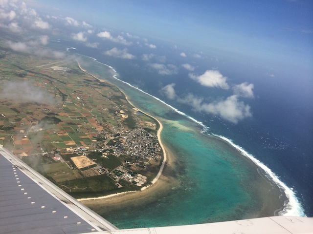 石垣離陸直後