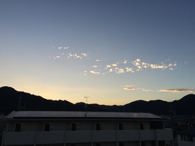 夕焼け