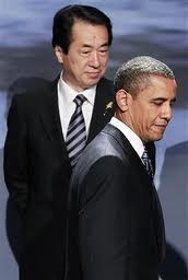 オバマ大統領にそっぽ向かれる管・元総理