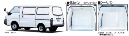 日産　バネットバン　冷蔵・冷凍車