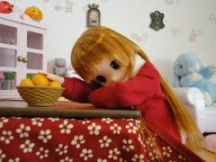 小豆でミカン★