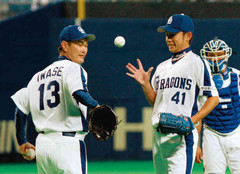 浅尾と岩瀬