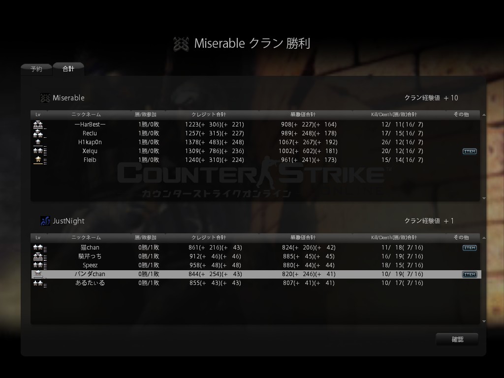Miserable様