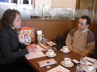 川嶋さんと打ち合わせ