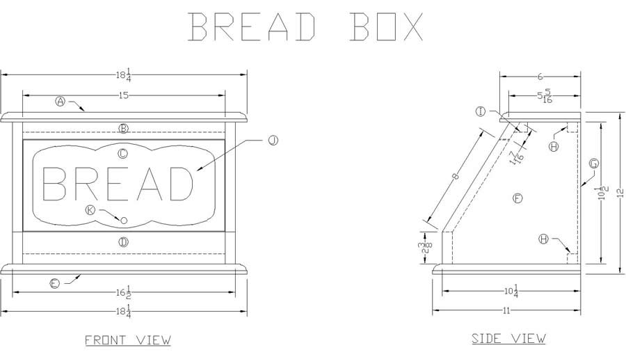 Wood WorkWood Bread Box Design - How To build DIY 