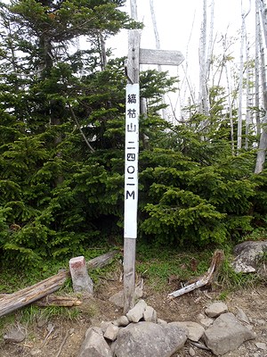 縞枯山山頂!