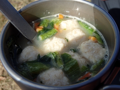 鶏だんごスープ