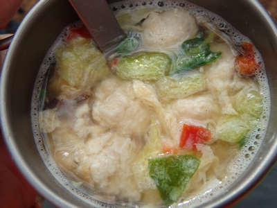 鶏だんごスープ