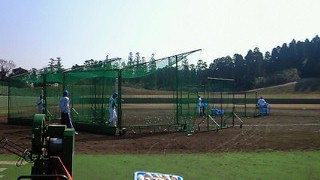 セガサミー打撃練習