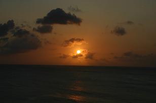 グアムの夕焼け