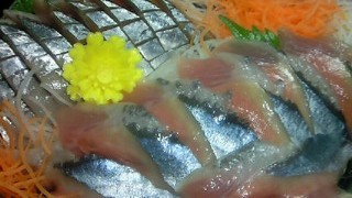 鯵の刺身
