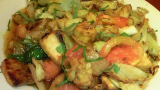 カジキと野菜のデリ炒め
