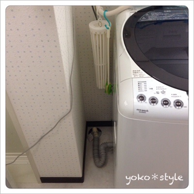 洗濯機横のDIY*1