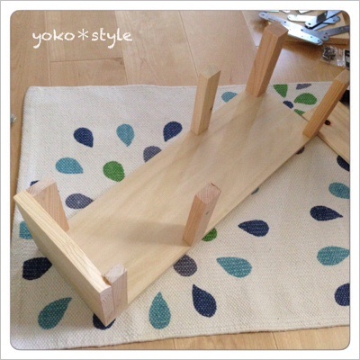 洗濯機横のDIY*4